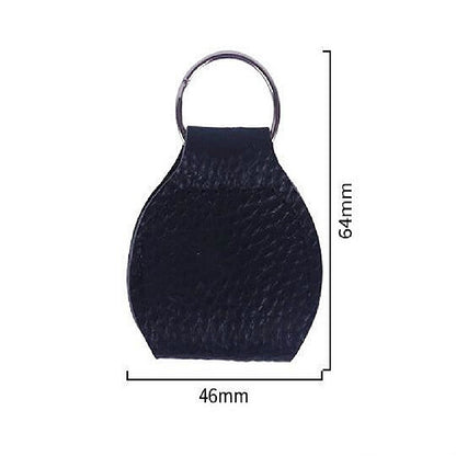 10 PCS Genuine Leather Guitar Pick Storage Bag with Key Ring, Color:Brown - Storage Bags by buy2fix | Online Shopping UK | buy2fix