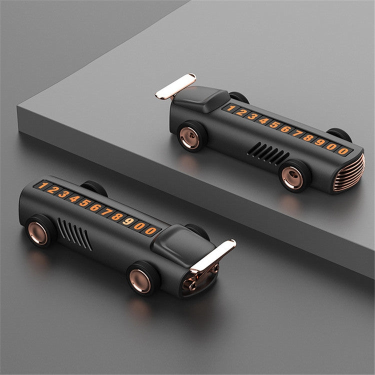 Temporary Parking Number Plate For Car With Hidden Car Card Multifunctional Car Perfume Decoration by buy2fix