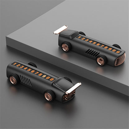 Temporary Parking Number Plate For Car With Hidden Car Card Multifunctional Car Perfume Decoration by buy2fix