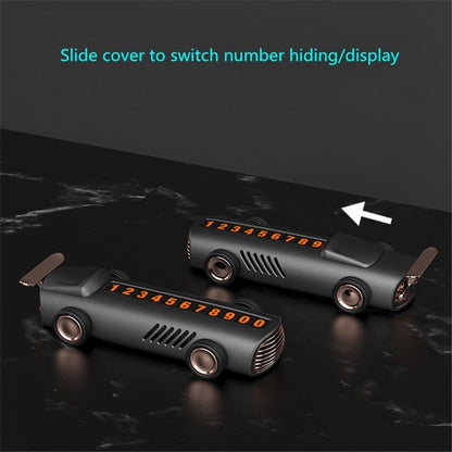 Temporary Parking Number Plate For Car With Hidden Car Card Multifunctional Car Perfume Decoration by buy2fix