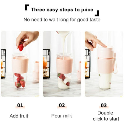 Portable Juicer Mini Electric Blender Portable Juicer(Pink) - Electric juicers by buy2fix | Online Shopping UK | buy2fix