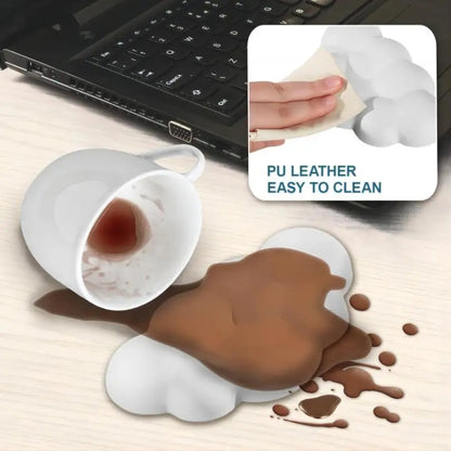 Cloud Wrist Rest Memory Foam Mouse Pad Office Desktop Wrist Brace (White) by buy2fix