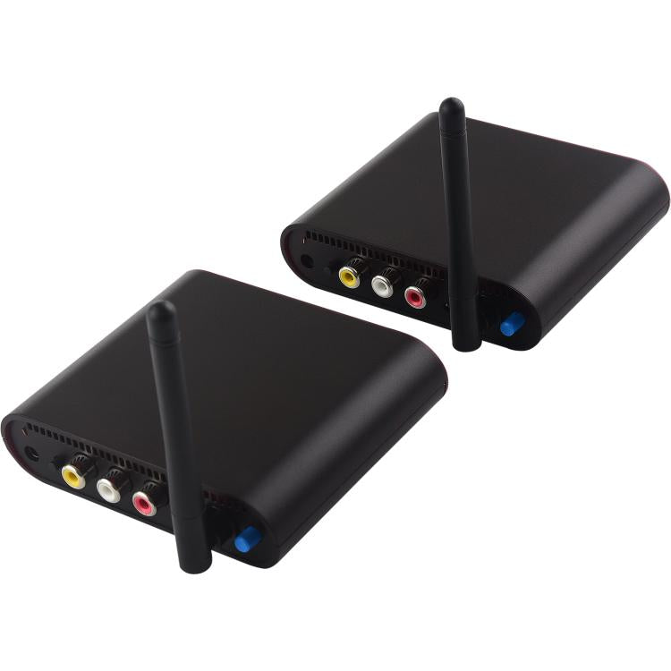 Measy AV220-2 2.4GHz Wireless Audio / Video Transmitter + 2 Receiver, Transmission Distance: 200m (Black) - Set Top Box & Accessories by Measy | Online Shopping UK | buy2fix
