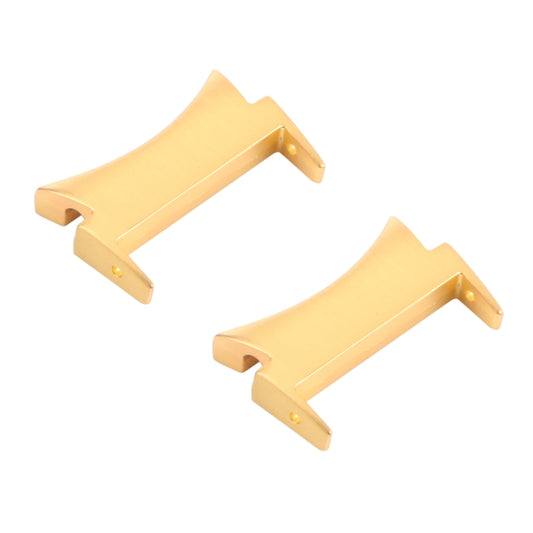 1 Pair For Samsung Galaxy Watch4 40mm / 44mm Smart Watch Watchband Connector Converter (Gold) - Other Parts by buy2fix | Online Shopping UK | buy2fix