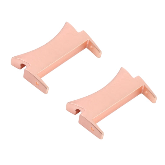 1 Pair For Samsung Galaxy Watch4 40mm / 44mm Smart Watch Watchband Connector Converter (Rose Gold) - Other Parts by buy2fix | Online Shopping UK | buy2fix
