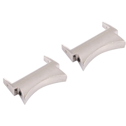 1 Pair For Samsung Galaxy Watch4 40mm / 44mm Smart Watch Watchband Connector Converter(Silver) - Other Parts by buy2fix | Online Shopping UK | buy2fix