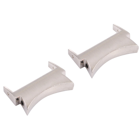 1 Pair For Samsung Galaxy Watch4 40mm / 44mm Smart Watch Watchband Connector Converter(Silver) - Other Parts by buy2fix | Online Shopping UK | buy2fix