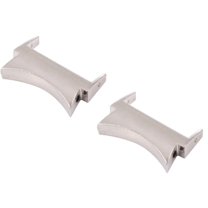 1 Pair For Samsung Galaxy Watch4 40mm / 44mm Smart Watch Watchband Connector Converter(Silver) - Other Parts by buy2fix | Online Shopping UK | buy2fix