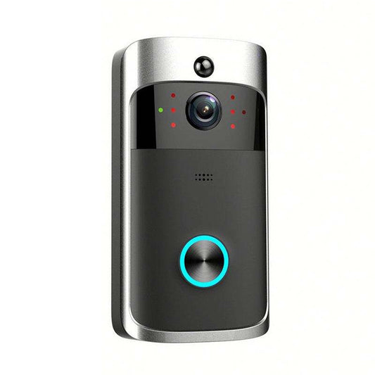 M4 720P Smart WIFI Ultra Low Power Video PIR Visual Doorbell with 3 Battery Slots,Support Mobile Phone Remote Monitoring & Night Vision & 166 Degree Wide-angle Camera Lens (Black) - Video DoorBell by buy2fix | Online Shopping UK | buy2fix
