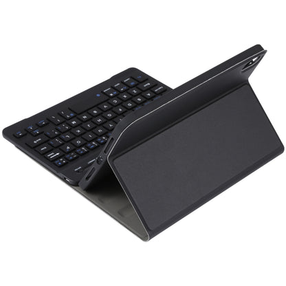 A06 Detachable Lambskin Texture Ultra-thin TPU Bluetooth Keyboard Leather Tablet Case with Stand For iPad mini 6 / mini 7 (Black) - For iPad mini by buy2fix | Online Shopping UK | buy2fix