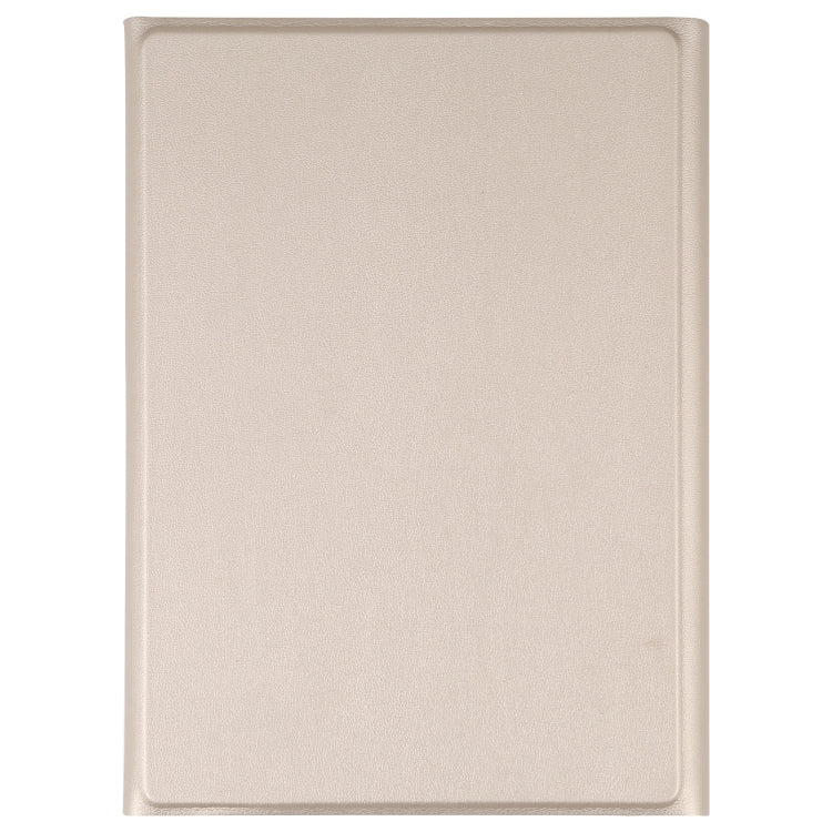 A06 Detachable Lambskin Texture Ultra-thin TPU Bluetooth Keyboard Leather Tablet Case with Stand For iPad mini 6 / mini 7 (Gold) - For iPad mini by buy2fix | Online Shopping UK | buy2fix