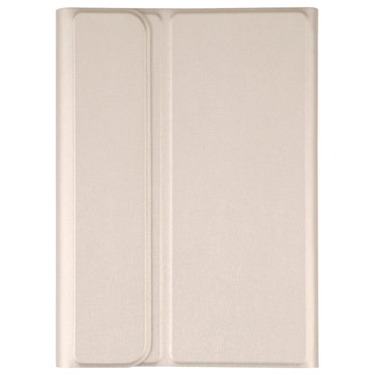 A06 Detachable Lambskin Texture Ultra-thin TPU Bluetooth Keyboard Leather Tablet Case with Stand For iPad mini 6 / mini 7 (Gold) - For iPad mini by buy2fix | Online Shopping UK | buy2fix