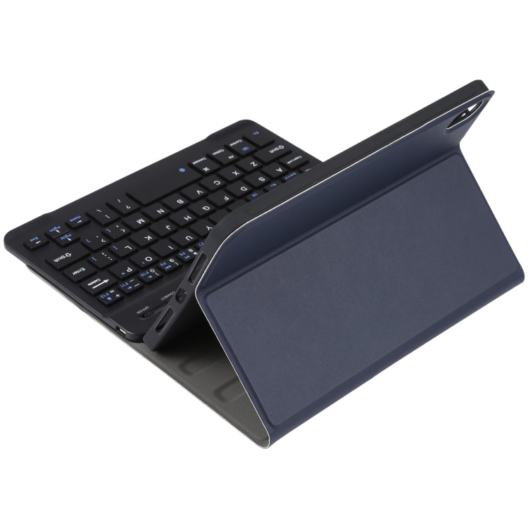 A06 Detachable Lambskin Texture Ultra-thin TPU Bluetooth Keyboard Leather Tablet Case with Stand For iPad mini 6 / mini 7 (Blue) - For iPad mini by buy2fix | Online Shopping UK | buy2fix