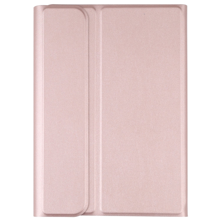A06 Detachable Lambskin Texture Ultra-thin TPU Bluetooth Keyboard Leather Tablet Case with Stand For iPad mini 6 / mini 7 (Rose Gold) - For iPad mini by buy2fix | Online Shopping UK | buy2fix