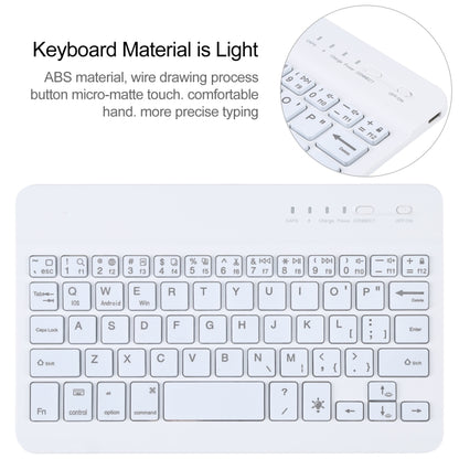 A06 Detachable Lambskin Texture Ultra-thin TPU Bluetooth Keyboard Leather Tablet Case with Stand For iPad mini 6 / mini 7 (Rose Gold) - For iPad mini by buy2fix | Online Shopping UK | buy2fix