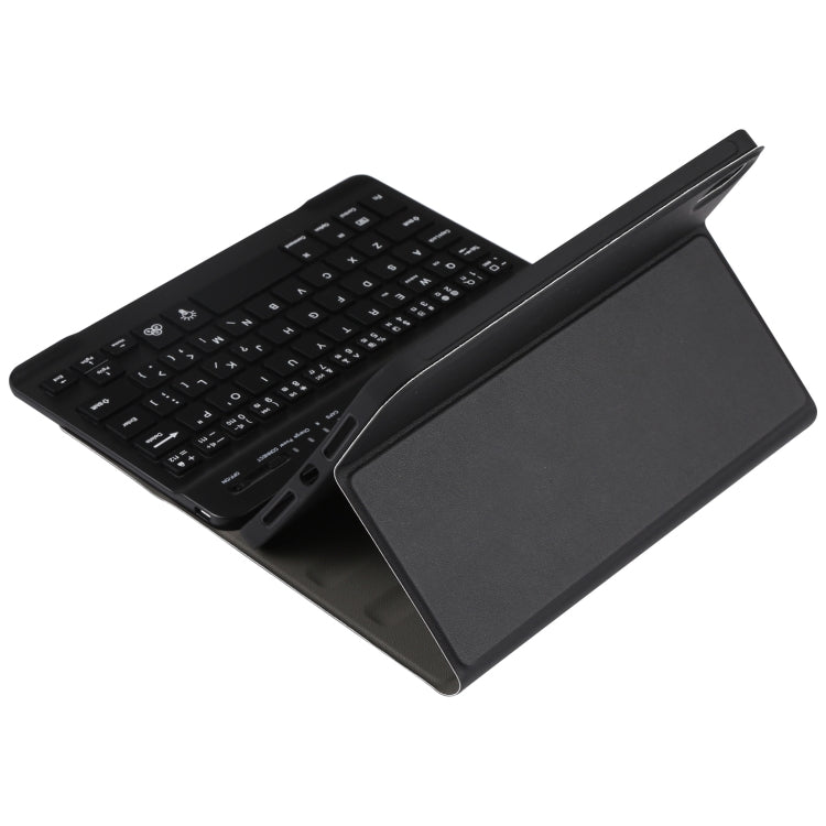 A06S Detachable Lambskin Texture Ultra-thin TPU Backlight Bluetooth Keyboard Leather Tablet Case with Stand For iPad mini 6 / mini 7 (Black) - For iPad mini by buy2fix | Online Shopping UK | buy2fix