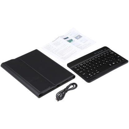 A06S Detachable Lambskin Texture Ultra-thin TPU Backlight Bluetooth Keyboard Leather Tablet Case with Stand For iPad mini 6 / mini 7 (Black) - For iPad mini by buy2fix | Online Shopping UK | buy2fix