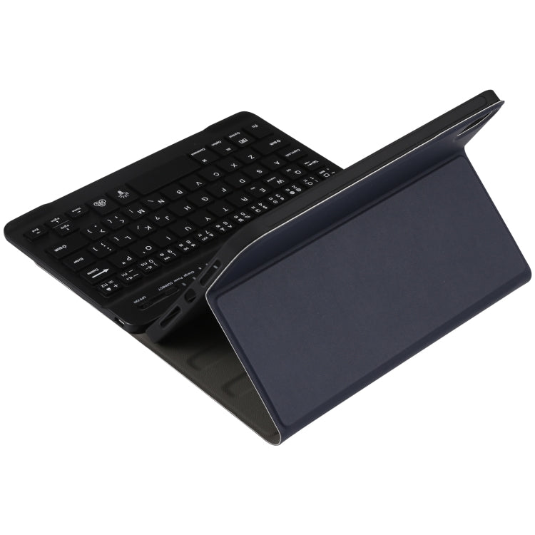A06S Detachable Lambskin Texture Ultra-thin TPU Backlight Bluetooth Keyboard Leather Tablet Case with Stand For iPad mini 6 / mini 7 (Blue) - For iPad mini by buy2fix | Online Shopping UK | buy2fix