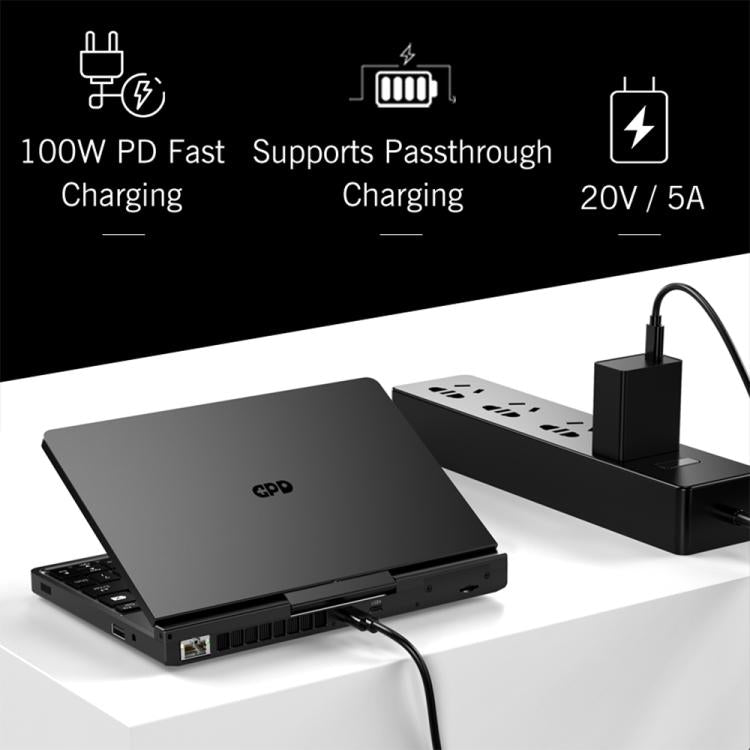 GPD Pocket 4 Handheld Gaming PC, 32GB+2TB, 8.8 inch Windows 11 Home AMD Ryzen AI 9 HX 370, US Plug - Pocket Console by GPD | Online Shopping UK | buy2fix