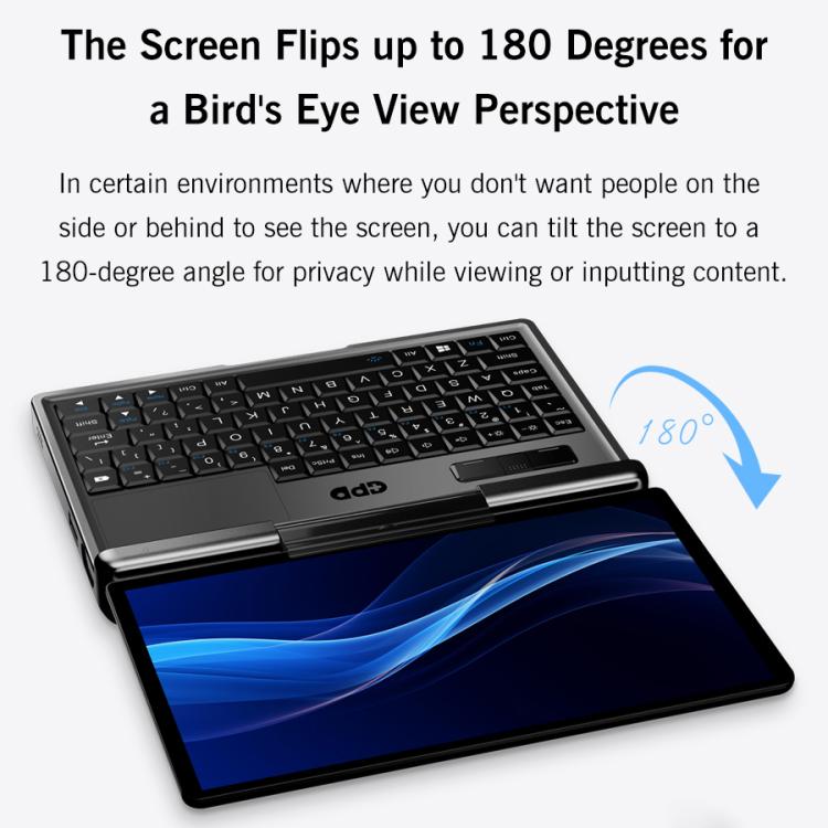 GPD MicroPC 2 Handheld Gaming PC, 16GB+512GB, 7 inch Windows 11 Pro Intel Core i3-N300, UK Plug - Pocket Console by GPD | Online Shopping UK | buy2fix