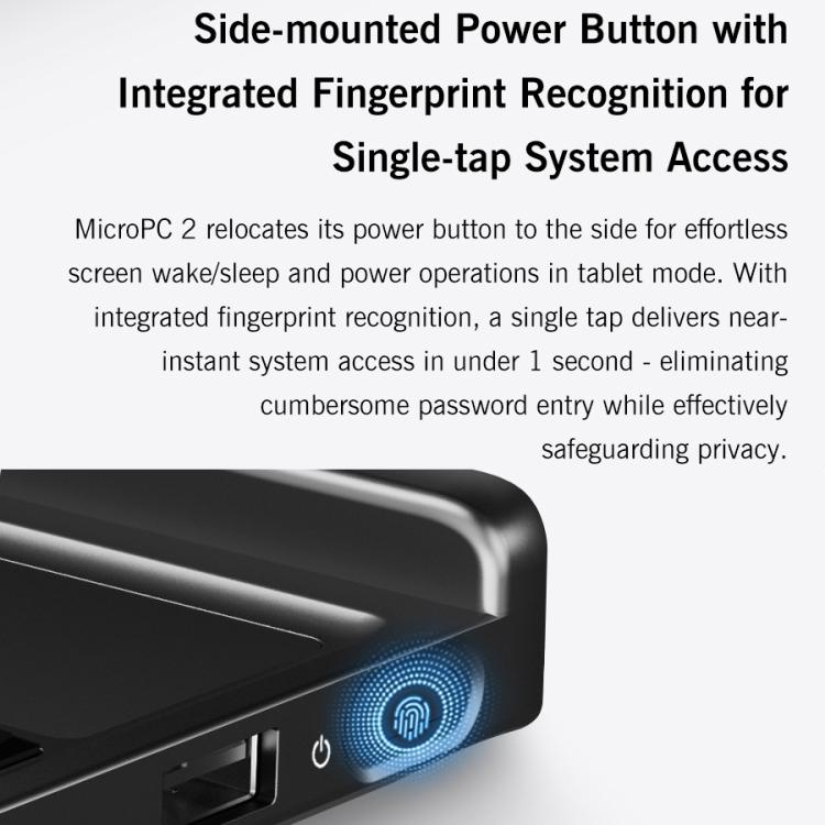 GPD MicroPC 2 Handheld Gaming PC, 16GB+512GB, 7 inch Windows 11 Pro Intel Core i3-N300, US Plug - Pocket Console by GPD | Online Shopping UK | buy2fix