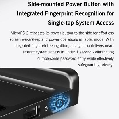 GPD MicroPC 2 Handheld Gaming PC, 16GB+512GB, 7 inch Windows 11 Pro Intel Core i3-N300, US Plug - Pocket Console by GPD | Online Shopping UK | buy2fix