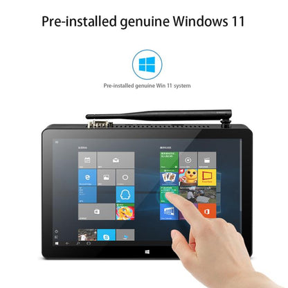 PiPo H10PRO All-in-One Mini PC, 10.1 inch, 8GB+128GB+512GB, Windows 11 Intel Alder Lake N100 Quad Core, US Plug (Black) - PiPO by PiPo | Online Shopping UK | buy2fix