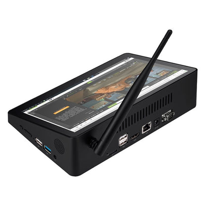 PiPo H10PRO All-in-One Mini PC, 10.1 inch, 8GB+128GB+512GB, Windows 11 Intel Alder Lake N100 Quad Core, US Plug (Black) - PiPO by PiPo | Online Shopping UK | buy2fix