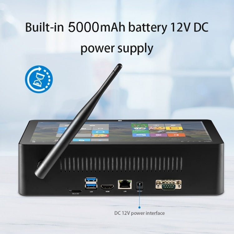 PiPo H10PRO All-in-One Mini PC, 10.1 inch, 16GB+128GB+128GB, Windows 11 Intel Alder Lake N100 Quad Core, US Plug (Black) - PiPO by PiPo | Online Shopping UK | buy2fix