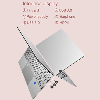 H15 15.6 inch Ultrathin Laptop, 16GB+128GB, Windows 11 Intel Celeron N5095 Quad Core, US Plug (Rose Gold) - Others by buy2fix | Online Shopping UK | buy2fix