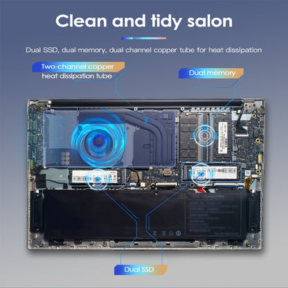 GXMO G156 15.6 inch Laptop, 16GB+512GB, Windows 11 AMD Ryzen 7 5825U Octa Core, Support Fingerprint Unlock, US Plug - Others by GXMO | Online Shopping UK | buy2fix