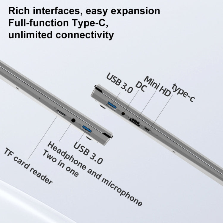 Jumper EZbook S7 Max 16 inch Laptop, 16GB+128GB+512GB, Windows 11 Intel Alder Lake N95 Quad Core, US Plug(Grey) - Jumper by jumper | Online Shopping UK | buy2fix
