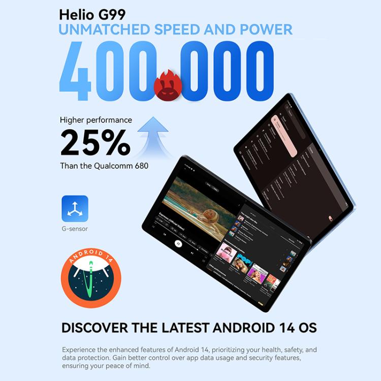 ALLDOCUBE iPlay 60 Pro 4G LTE Tablet PC, 6GB+128GB, 11 inch Android 14 MediaTek Helio G99 Octa Core Support Dual SIM (Dark Gray) - ALLDOCUBE by ALLDOCUBE | Online Shopping UK | buy2fix
