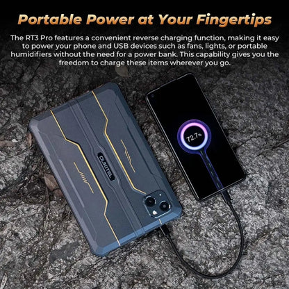 OUKITEL RT3 Pro 4G Network IP68/IP69K Rugged Tablet, 4GB+128GB, 8.0 inch Android 14 MediaTek G81 Octa-Core Support Dual SIM, EU Plug (Green) - Other by OUKITEL | Online Shopping UK | buy2fix