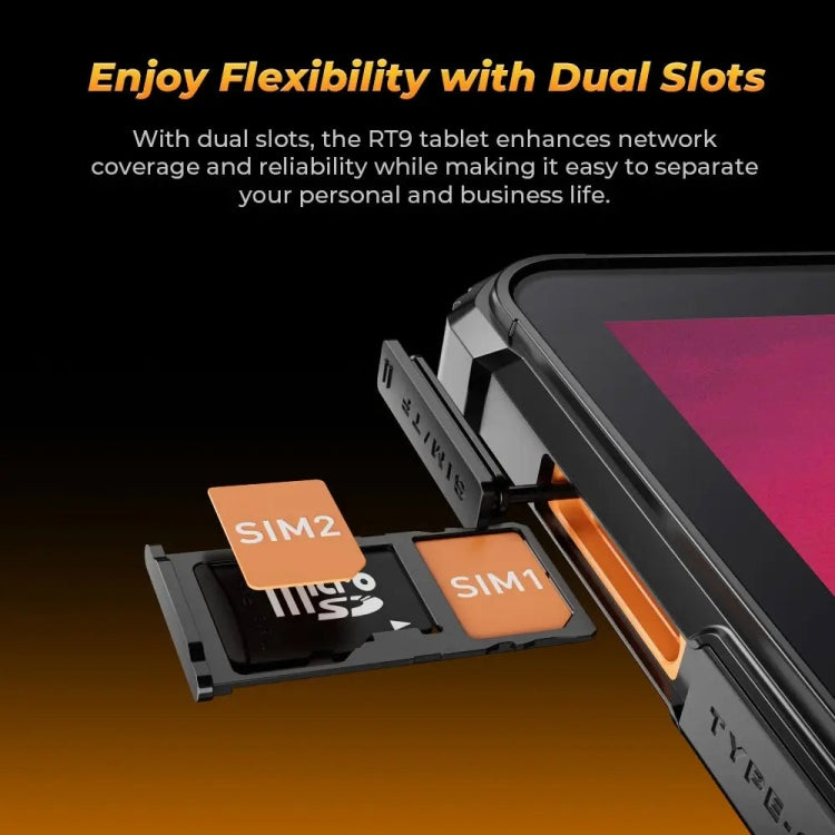 OUKITEL RT9 4G Network IP68/IP69K Rugged Tablet, 6GB+256GB, 11 inch Android 14 Unisoc T606 Octa-Core Support Dual SIM, EU Plug (Black) - Other by OUKITEL | Online Shopping UK | buy2fix