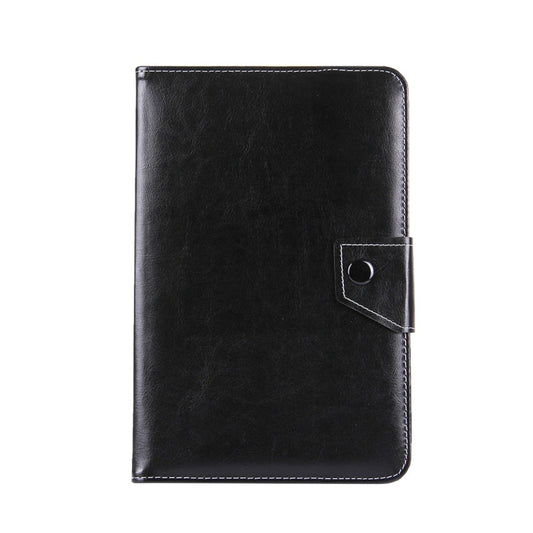 8 inch Tablets Leather Case Crazy Horse Texture Protective Case Shell with Holder for Galaxy Tab S2 8.0 T715 / T710, Cube U16GT, ONDA Vi30W, Teclast P86(Black) - 8 inch by buy2fix | Online Shopping UK | buy2fix