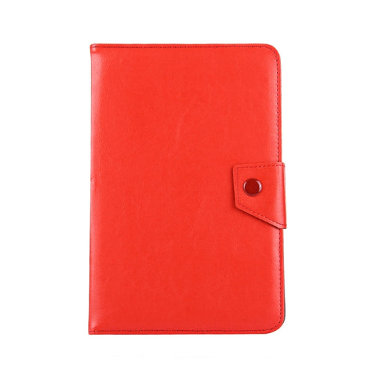 7 inch Tablets Leather Case Crazy Horse Texture Protective Case Shell with Holder for Galaxy Tab A 7.0 (2016) / T280 & Tab 4 7.0 / T230 & Tab Q T2558, Colorfly G708, Asus ZenPad 7.0 Z370CG, Huawei MediaPad T1 7.0 / T1-701u(Red) - 7 inch by buy2fix | Online Shopping UK | buy2fix