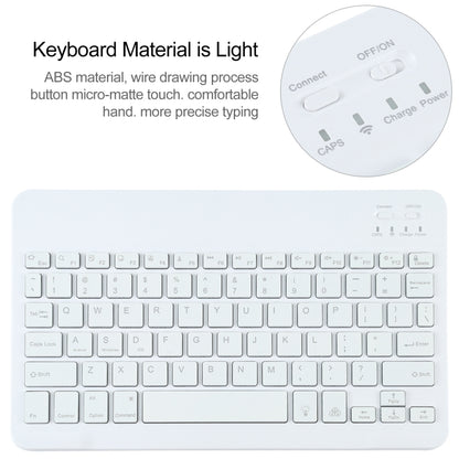 A500S Detachable Bluetooth Backlight Keyboard Ultrathin Horizontal Flip Leather Tablet Case with Holder for Samsung Galaxy Tab A7 10.4 (2020) T500 / T505(Rose Gold) by buy2fix