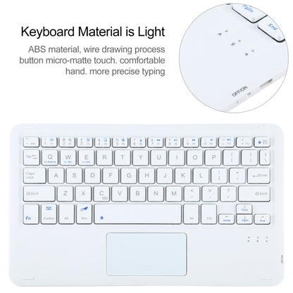 A500-A Detachable Bluetooth Keyboard Ultrathin Horizontal Flip Leather Tablet Case with Touchpad & Holder for Samsung Galaxy Tab A7 10.4 (2020) T500 / T505(Rose Gold) by buy2fix