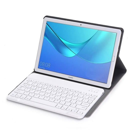 Detachable Bluetooth Keyboard Ultrathin Horizontal Flip Leather Tablet Case for Huawei MediaPad M5 / M5 Pro 10.8 inch, with Holder(Rose Gold) - For Huawei by buy2fix | Online Shopping UK | buy2fix