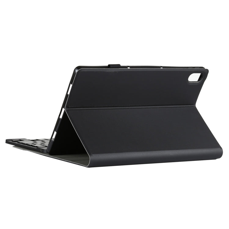 AM12 2 in 1 Removable Bluetooth Keyboard + Protective Leather Tablet Case with Holder for Lenovo Tab P11 (Tab-J606F)(Black) by buy2fix