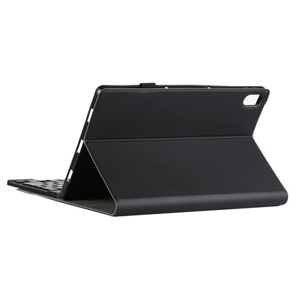AM12 2 in 1 Removable Bluetooth Keyboard + Protective Leather Tablet Case with Holder for Lenovo Tab P11 (Tab-J606F)(Black) by buy2fix