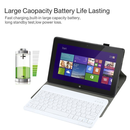 AM12 2 in 1 Removable Bluetooth Keyboard + Protective Leather Tablet Case with Holder for Lenovo Tab P11 (Tab-J606F)(Gold) by buy2fix