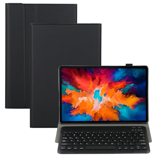AM13 2 in 1 Removable Bluetooth Keyboard + Protective Leather Tablet Case with Holder for Lenovo Tab P11 Pro (TB-XJ706F)(Black) by buy2fix