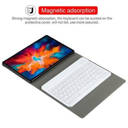 AM13 2 in 1 Removable Bluetooth Keyboard + Protective Leather Tablet Case with Holder for Lenovo Tab P11 Pro (TB-XJ706F)(Gold) by buy2fix