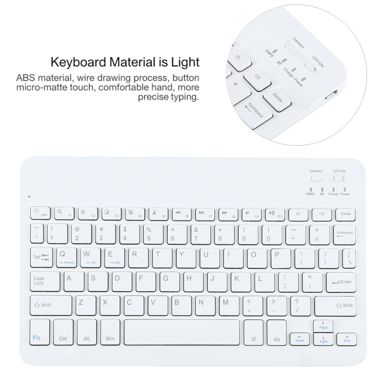 AM13 2 in 1 Removable Bluetooth Keyboard + Protective Leather Tablet Case with Holder for Lenovo Tab P11 Pro (TB-XJ706F)(Rose Gold) by buy2fix