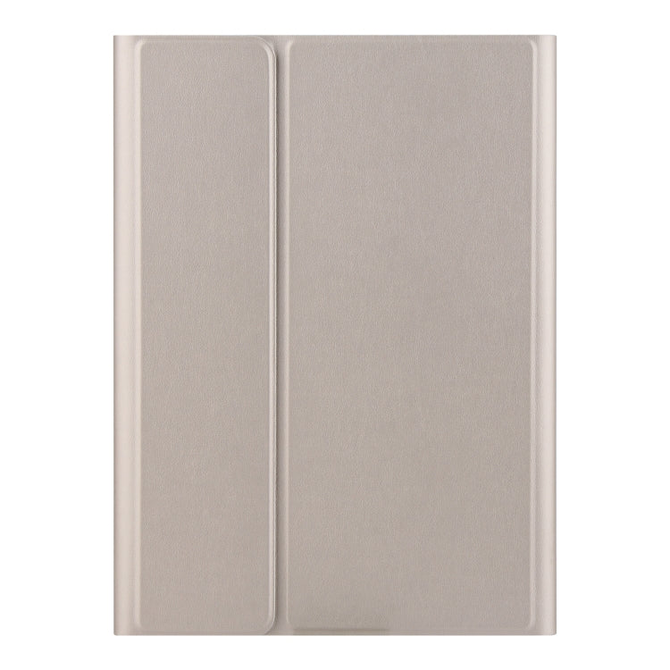 DY-M10ReL-S 2 in 1 Removable Bluetooth Keyboard + Protective Leather Tablet Case with Backlight & Holder for Lenovo Tab M10 FHD REL(Gold) by buy2fix