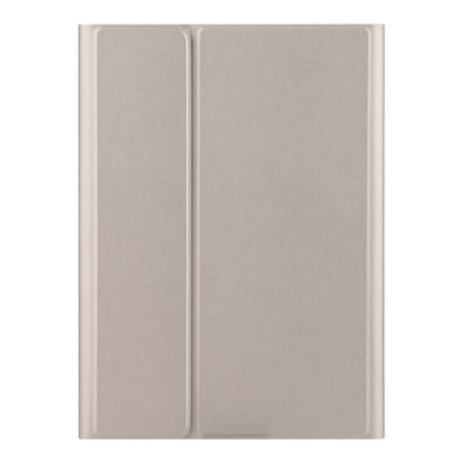 DY-M10ReL-S 2 in 1 Removable Bluetooth Keyboard + Protective Leather Tablet Case with Backlight & Holder for Lenovo Tab M10 FHD REL(Gold) by buy2fix