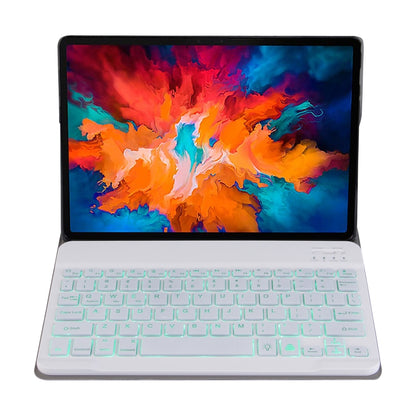 DY-P10-S 2 in 1 Removable Bluetooth Keyboard + Protective Leather Tablet Case with Backlight & Holder for Lenovo Tab P10 10.1 inch(Rose Gold) by buy2fix