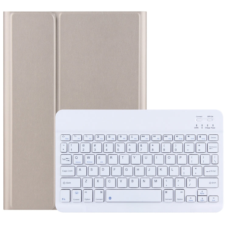 DY-P10 2 in 1 Removable Bluetooth Keyboard + Protective Leather Tablet Case with Holder for Lenovo Tab P10 10.1 inch(Gold) by buy2fix